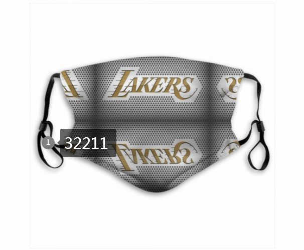 NBA 2020 Los Angeles Lakers13 Dust mask with filter->nba dust mask->Sports Accessory
